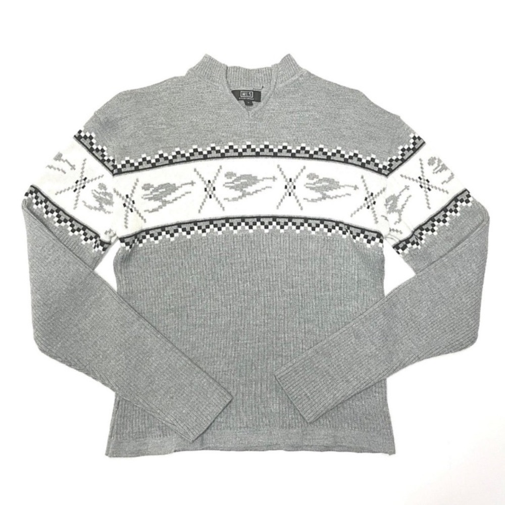 NILS Sportwear Fair Isle Wool Ski Sweater